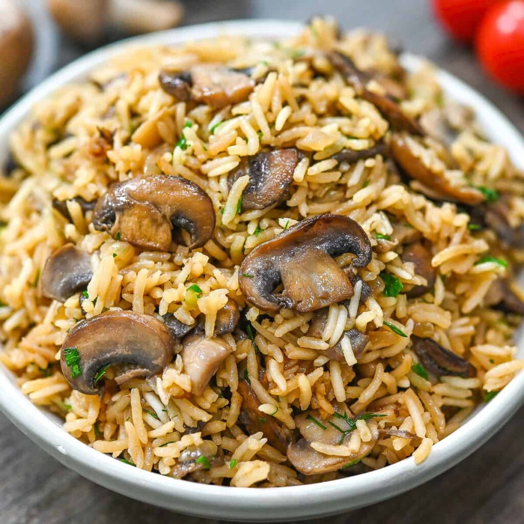 Mushroom rice